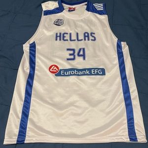 Giannis Antetokounmpo Greece jersey